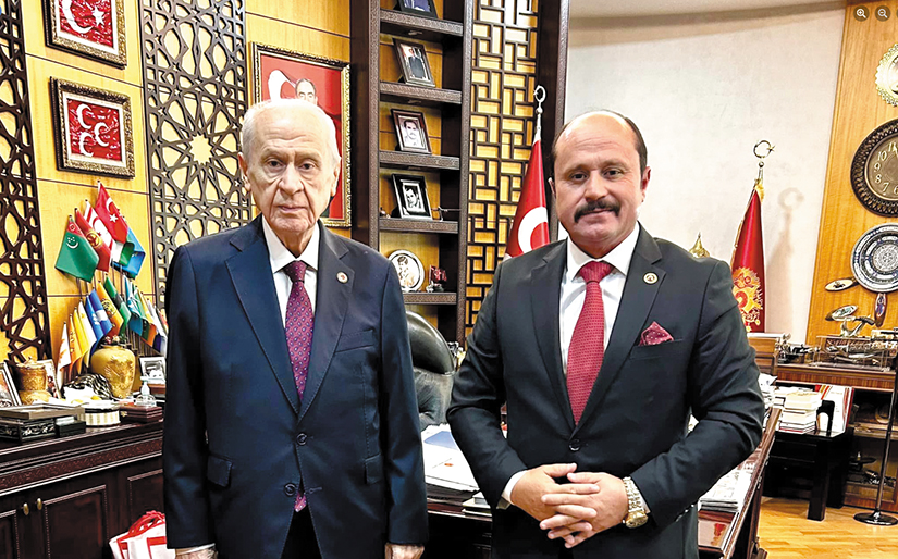 Başkan İsa Yalçın’dan MHP Genel Başkanı Devlet Bahçeli’ye ziyaret